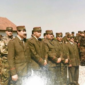 poručnici Segić, Popović, Krajišnik,Mišić, Vukić